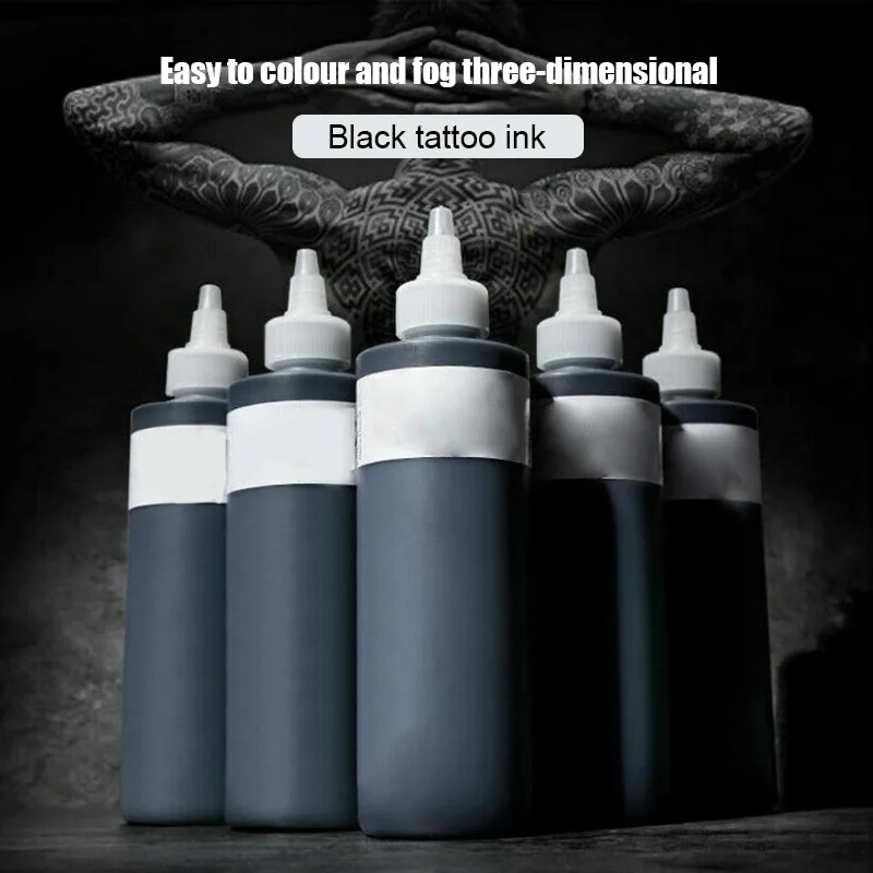 

Black Tattoo Ink Lining Shading Tribal Liner Shader Pigment Accessories EF