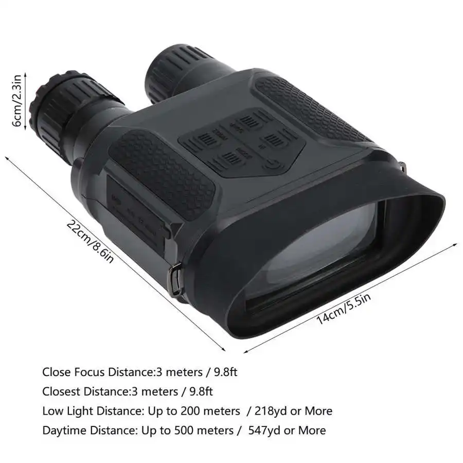 

NV400B 7X31 Infared Digital Hunting Night Vision Binoculars 2" HD Display Day Night Vision Vedio Photos Recording Hunting Camera