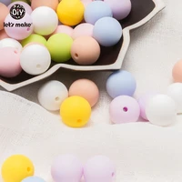 lets make wholesale 200pc 12mm silicone round beads safe and natural diy crafts necklace beads nursing pendant