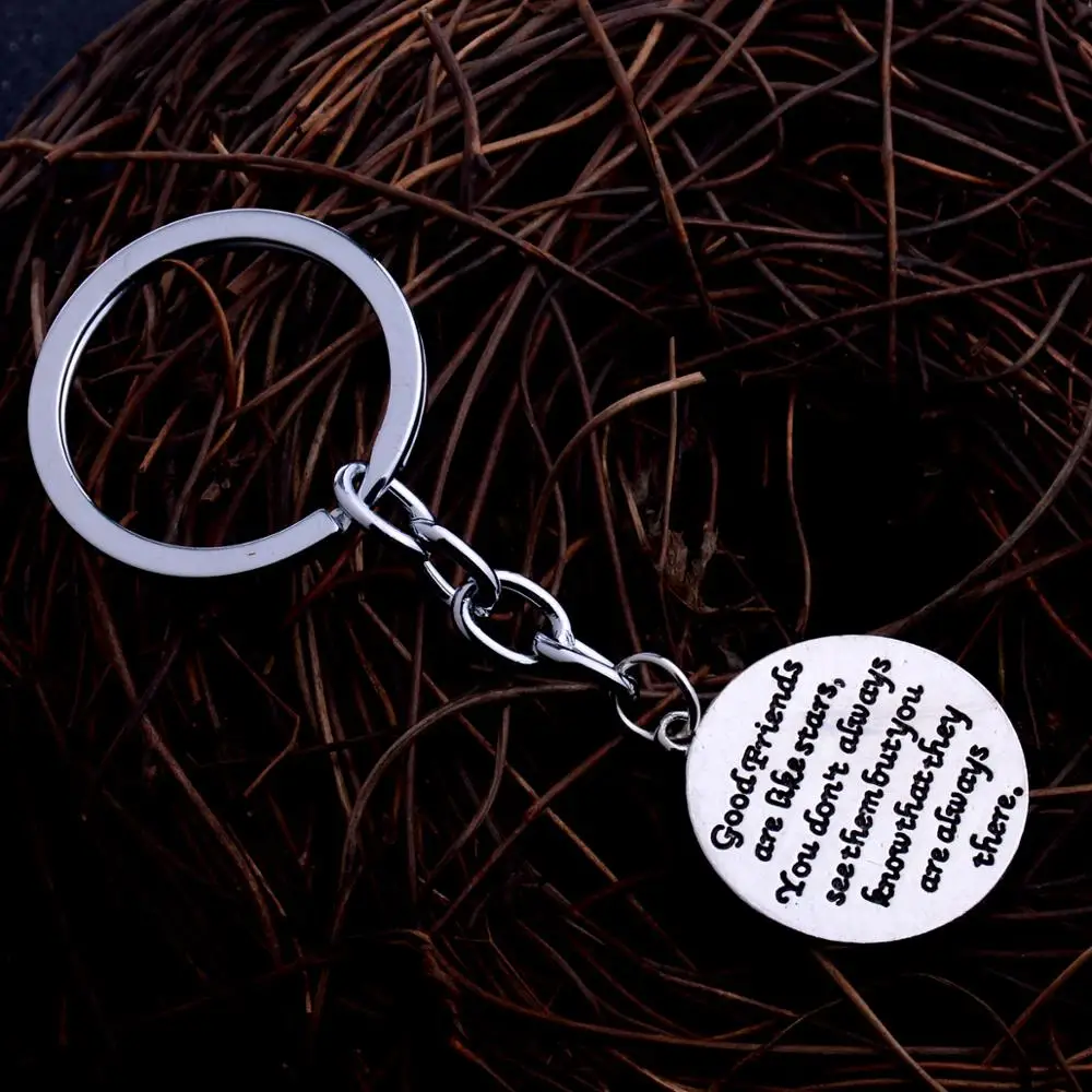 Дружеские Подарки хорошие друзья как звезды вы знаете что они всегда там брелоки