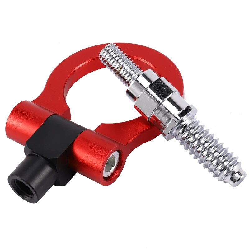 Красный трек гоночный JDM СТИЛЬ CNC алюминиевый буксировочный крюк для Chevrolet Camaro