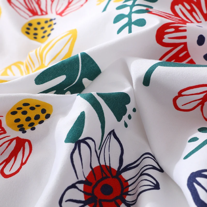 Пододеяльник в пасторальном стиле для детей удобный мягкий слитный чехол