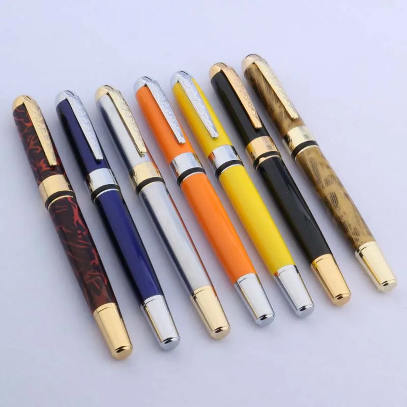 Офисная школа JINHAO 250 новая синяя серебристая металлическая шариковая ручка |