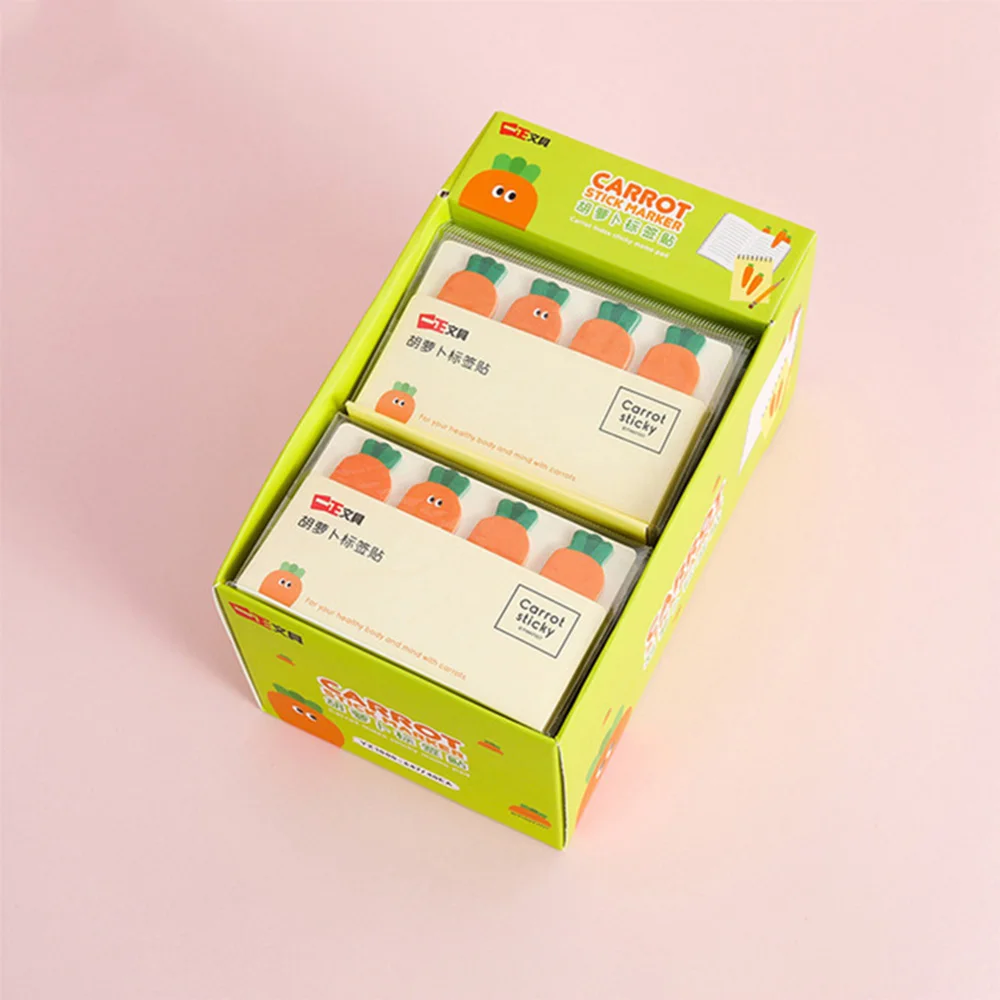 Новинка милый блокнот с морковкой для детей школьные Блокноты 20 шт./лот |