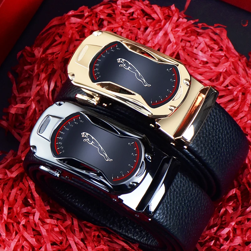 Men's Luxury Designers Brand Belts Automatic Buckle Genune Leather Strap Men Belt For Men Wedding Belt Gift Box Set Men Business