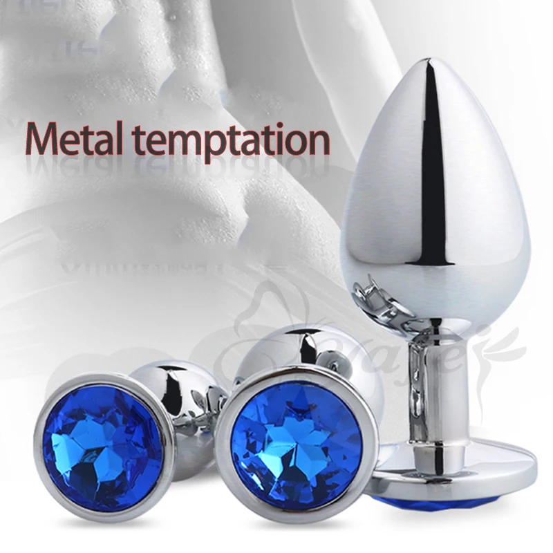Анальная пробка интимные игрушки для женщин Гладкая нержавеющая металлическая