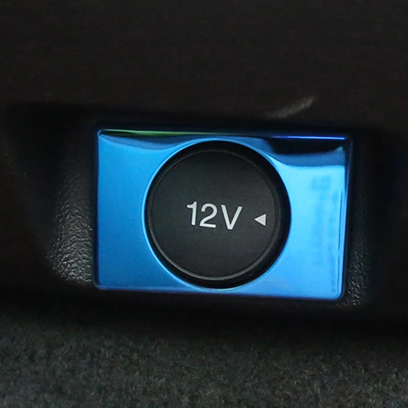 Автомобильный задний ряд зарядный порт яркая рамка USB интерфейс Декоративные