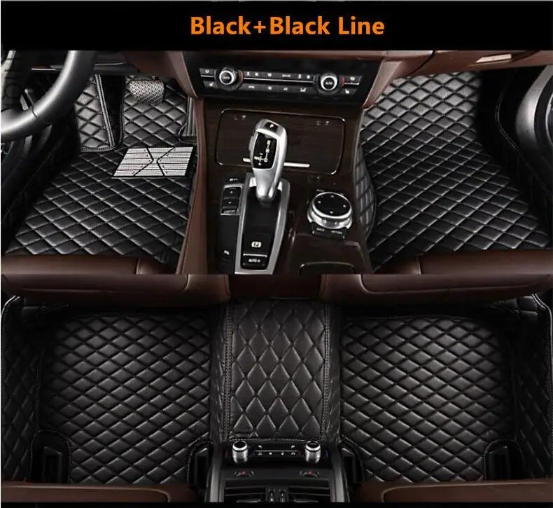 Автомобильный напольный коврик для LAND ROVER FREELANDER 2 LR2 2005 2016 коврики ног кожаные