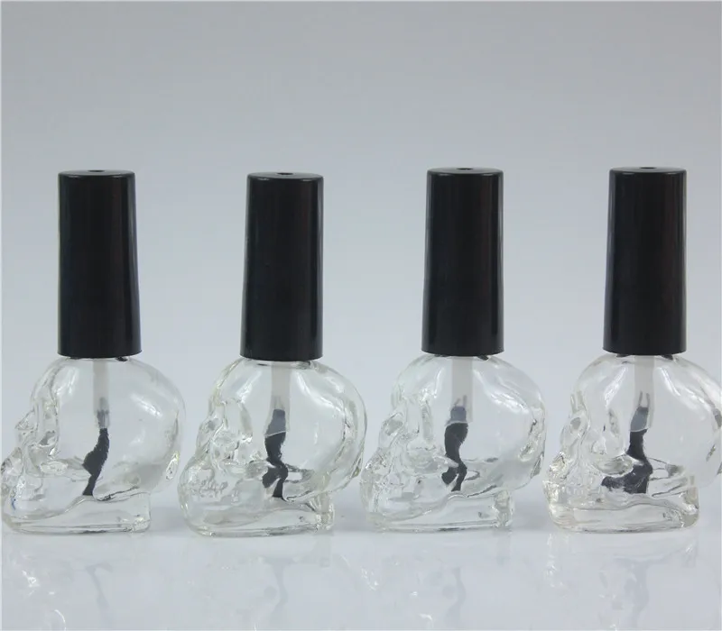

1PCS 8ml-10ml Empty Nail Polish Bottles Transparent Nail Polish With A Lid Empty Cosmetic Containers Glass