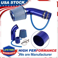 air flow intake kit blue pipe diameter 3cold air intake filterclampaccessory