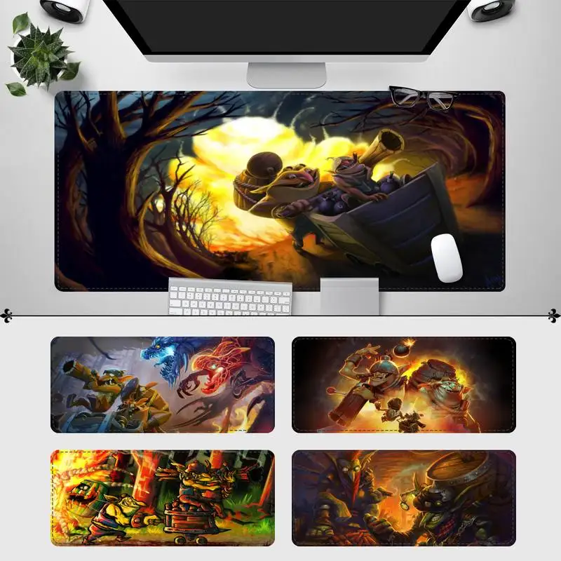 

Promotion Techies Dota 2 Gaming Mouse Pad Gaming MousePad Large Big Mouse Mat Desktop Mat Computer Mouse pad For Overwatch