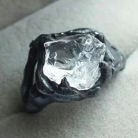 new style hot sale creative personality imitation irregular crystal ring exaggerated hip hop style ring wholesale