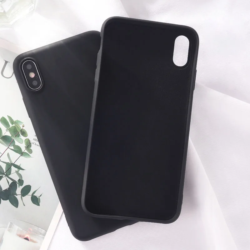 Black Чехол из жидкого силикона для samsung Galaxy Note10 9 S10E S9 S8 J4 J6 плюс A6 A7 A80 A70 A60 A50 A40 A30 A20E A10 M20 M30 крышка - Цвет: Black