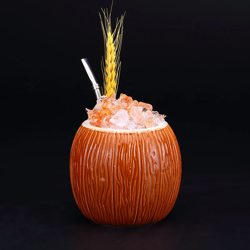 520 мл кокосовое Форма Гавайи бамбуковые кружки Керамика кружка для подарочные и