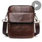 Маленькая сумка-мессенджер через плечо для мужчин, сумка из натуральной кожи, мужская сумка через плечо для маленькой сумки, повседневная сумка 2020