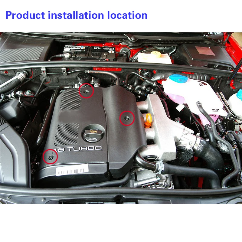 Для Audi A4 B6 B7 A6 C5 2000-2008 крепление верхней крышки с подвинтом защитной панели