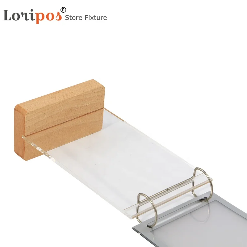 A5 деревянная акриловая подставка для меню этикетка знак рукав фотография постер