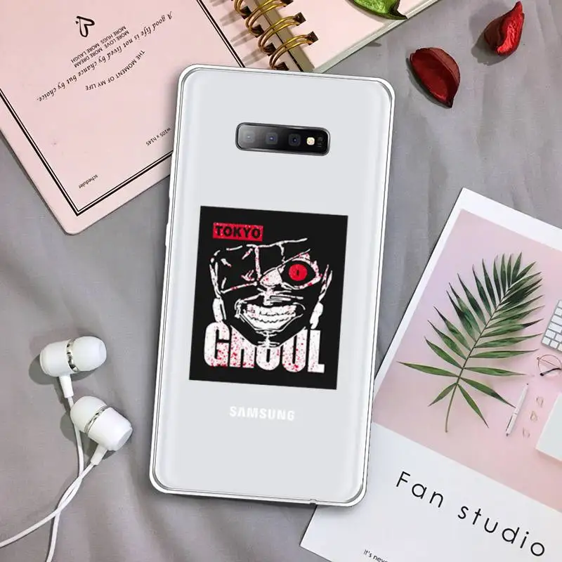 

Japan anime Tokyo Ghoul Phone Case Transparent For Samsung Galaxy A 71 21s S note 8 9 10 plus 20 ultra