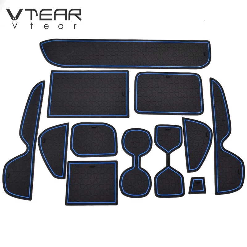 Vtear для тойота рав 4 Toyota RAV4 2019 2020 2021 аксессуары резиновые коврики слот ворот коврик