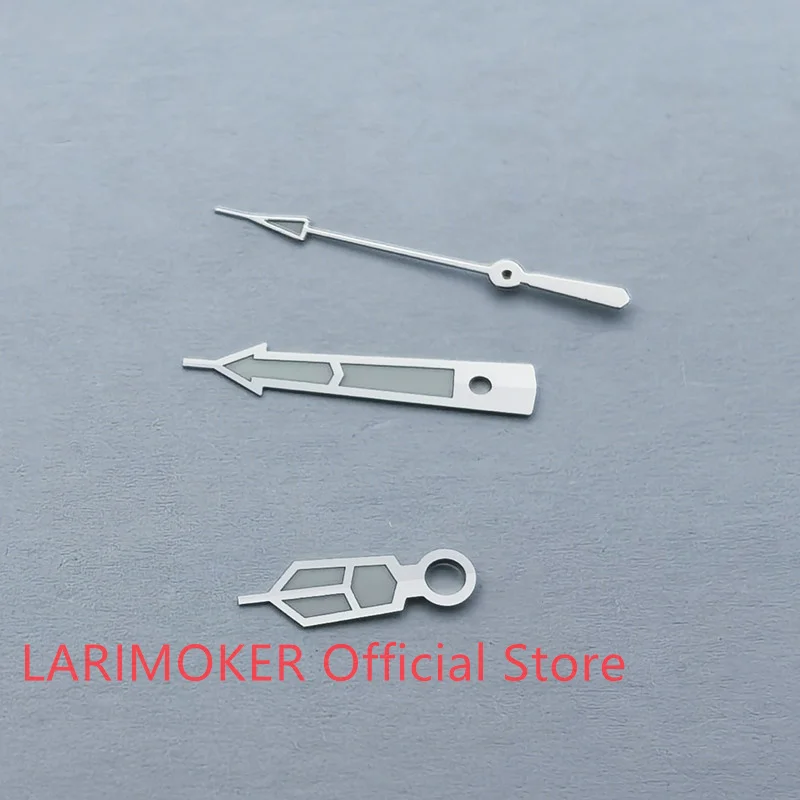 

LARIMOKER Watch Needle Green C3 Luminous Fit Japan NH35 NH36 NH39 NH38 Movement Red Second Hand