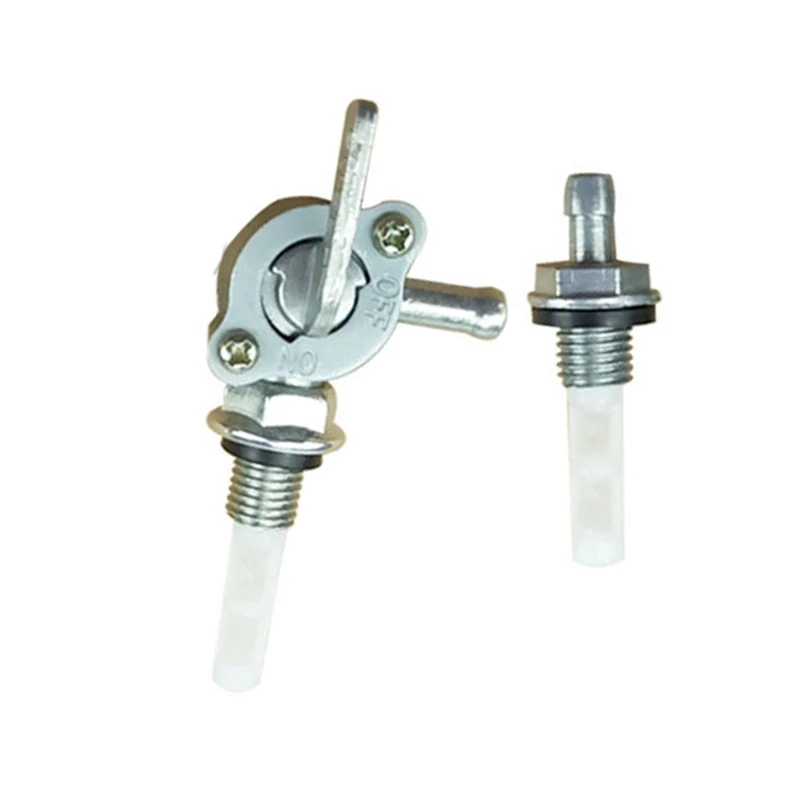

ON/OFF Universal Fuel Shut Off Valve Tap Petcock Fit 1/4" Hose Tap Oil Tank Replacement 2-3-5KW Generator Engine Faucet Switch