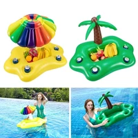 summer party swimming ring bucket holder baby boat inflatable pool float beer drinking cooler tray beach swimming ring pool toys