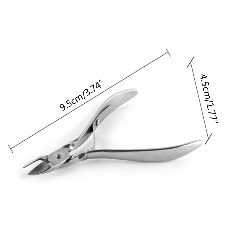 

Nail Cuticle Scissor Nipper Ingrown Toenail Cutter Edge Clipper Dead Skin Remover Trimming Pliers Paronychia Pedicure Tool