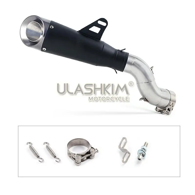 

motorcycle Exhaust Middle pipe Muffler full System Pipe Pipe Tube Slip On For Kawasaki Z900 Z 900 2017 2018