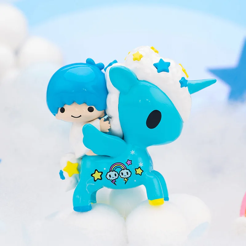 Figuras de acci&oacute;n de Anime Tokidoki, Caja Ciega Original de unicornio, Serie de amigos de H-K, figuras de acci&oacute;n de juguete, modelo de Caja Ciega, regalos de cumplea&ntilde;os-3