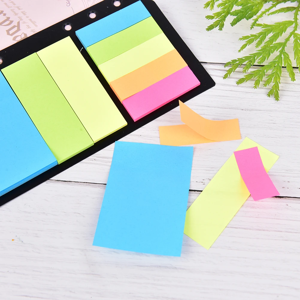 1pcs B5 A5 A6 Sticky Notes Planner Schedule 6 Holes Binder Dairy Memo Divider Sticker For Loose Leaf Spiral Notebook | Канцтовары для
