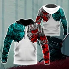 Брендовые Модные осенние толстовки Samurai Armor 3D, мужская толстовка с принтом, пуловер унисекс на молнии, повседневная куртка WS11