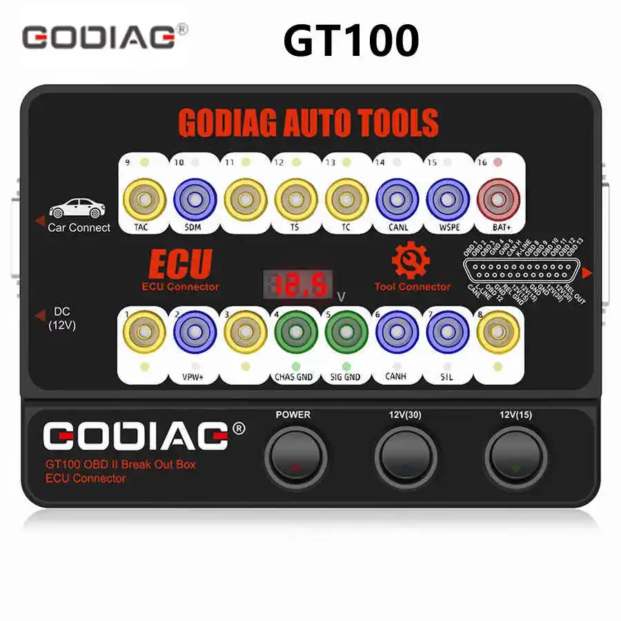 Godiag GT100 авто инструменты OBD II Break Out Box ECU коннектор инструменты Godiag GT100 авто инструменты OBD II Break Out Box ECU коннектор инструменты