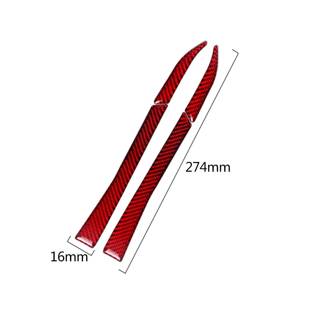 

Carbon fiber car red interior,Air outlet center control panel decoration;suitable FOR Ford Mustang 2015-2019 car stickers;