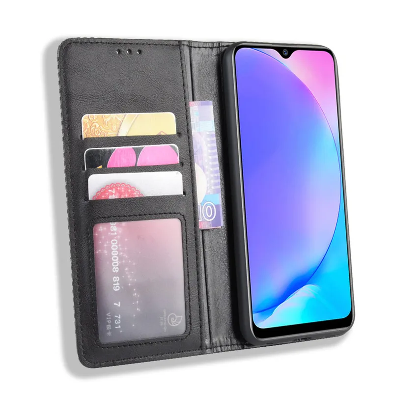 VIVO Y17 чехол VIVOY17 кошелек Флип стиль винтажный кожаный чехол для телефона защитная задняя крышка для Vivo Y17 Y 17 VivoY17 чехол