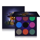 Палитра теней для век в виде тыквы, Шиммер, матовые блестящие тени для век, пигментированная Косметическая Палетка для Хэллоуина, 9 цветов