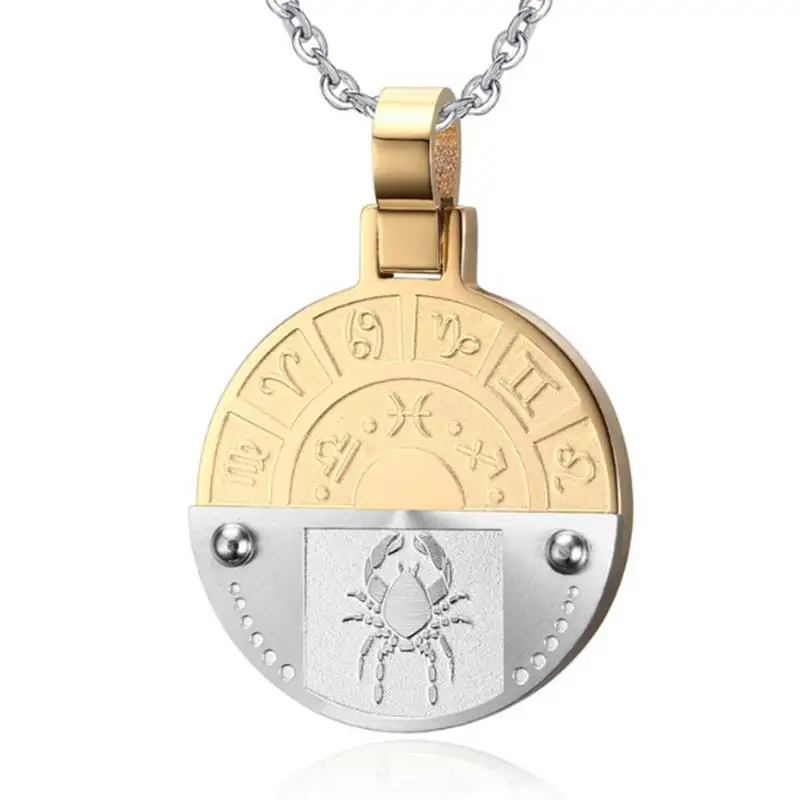 2017 модный знак зодиака Рак Астрология ожерелье Созвездие Ювелирные изделия