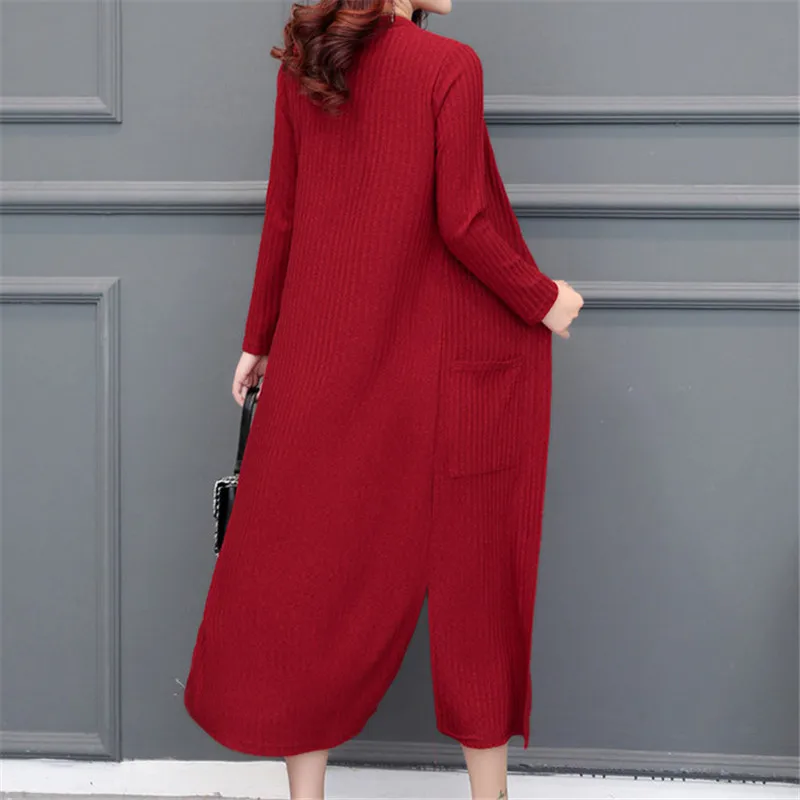 

2020 Women's Trench Coat 2020 Spring Autumn New Knitting Cardigan Long Windbreaker Shawl Outerwear Sun Protection Clothing A152