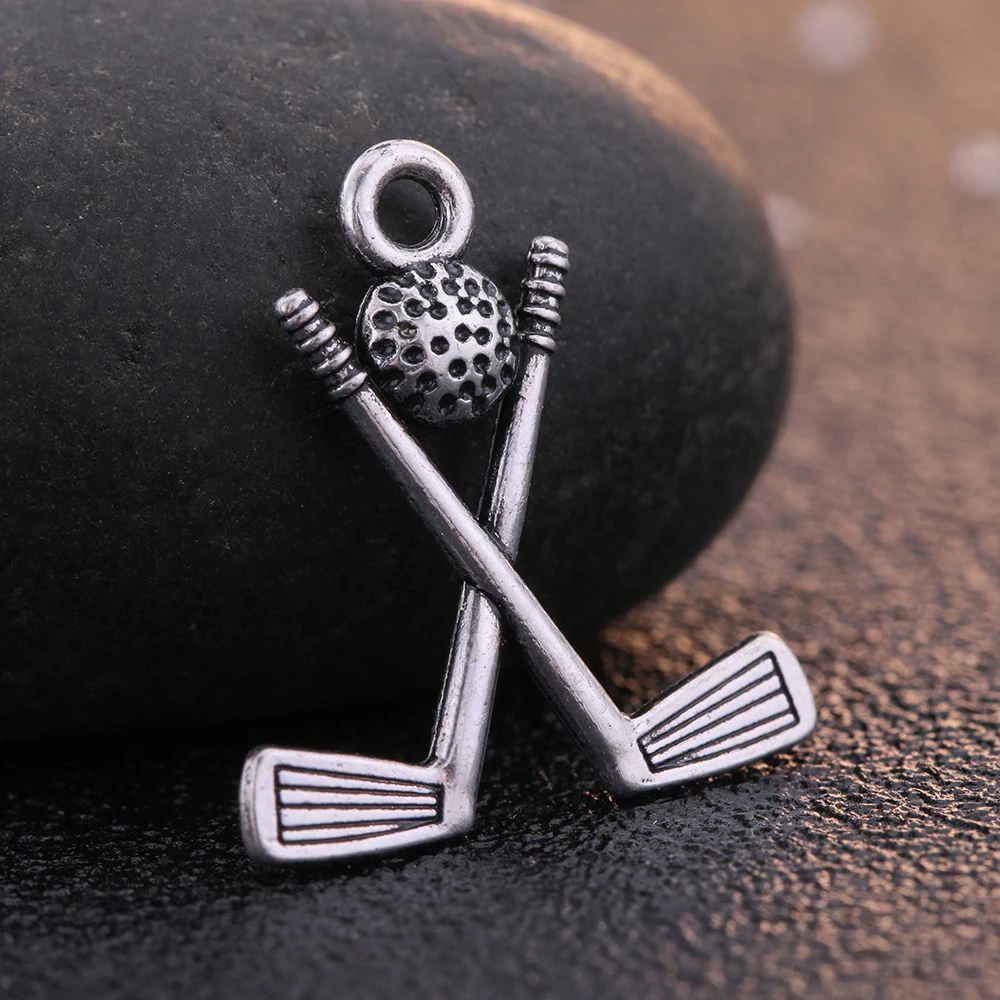 LIKGREAT спортивная серия ювелирные изделия серебряный цвет клюшка для гольфа и