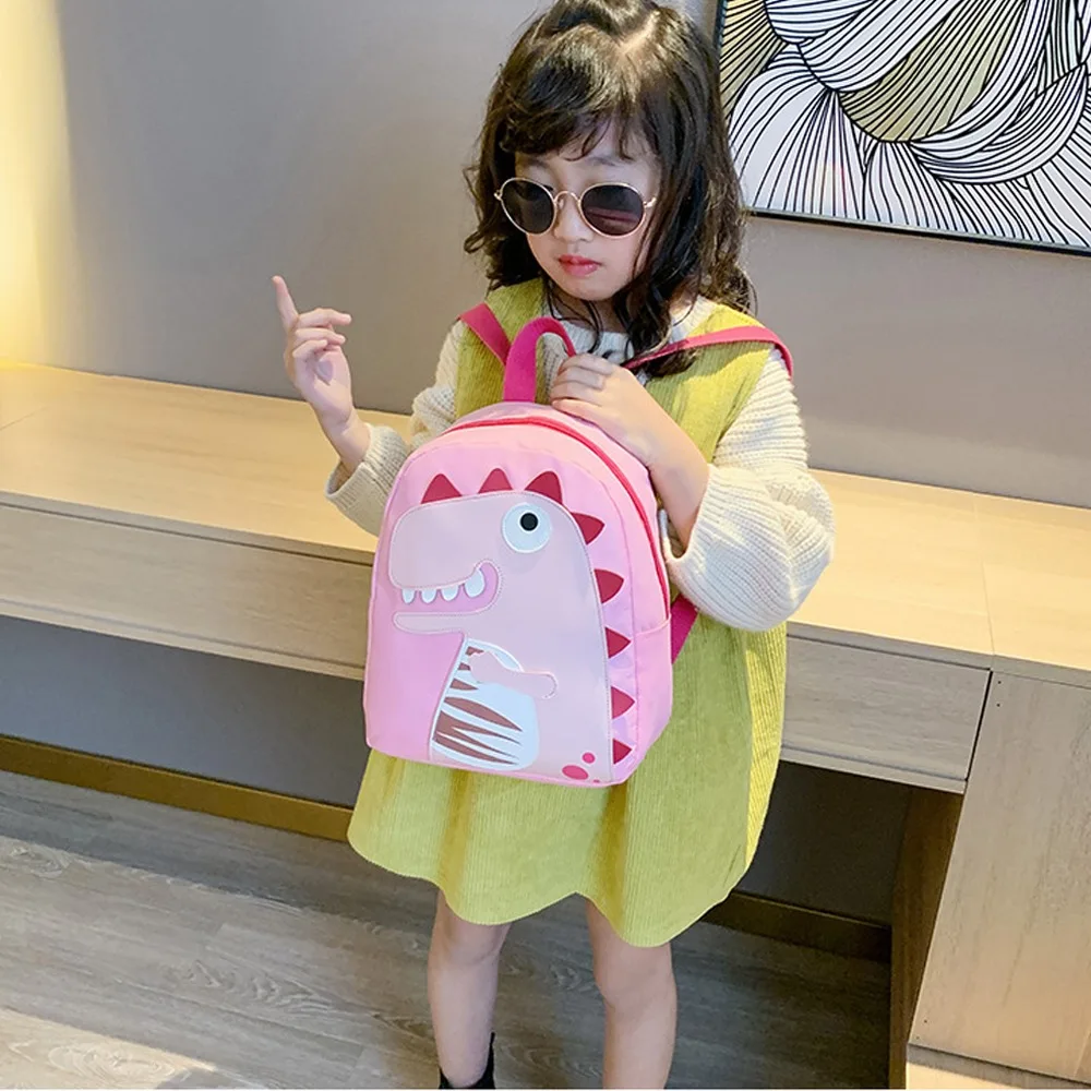 Детские сумки новинка милый рюкзак с мультипликационным изображением динозавра