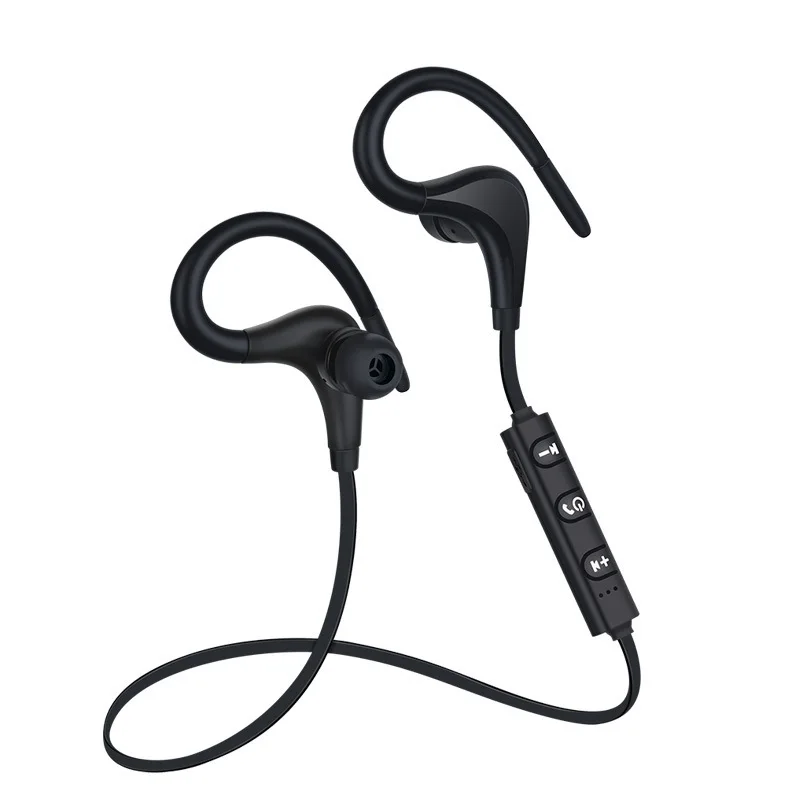 black1 Беспроводные Bluetooth наушники Металлические Магнитные стерео спортивные басы Беспроводная гарнитура наушники с микрофоном наушники для всех телефонов - Цвет: black1