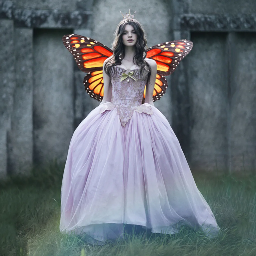 Крылья Хэллоуин реквизит Ангел птица перо для взрослых Cospaly Марди Гра Косплей