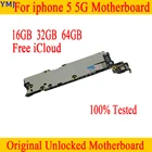 Оригинальная логическая плата для iphone 5 материнская плата compact icloud разблокировка icloud удаление материнской платы для iphone 5 пластина