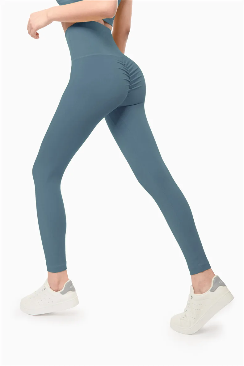 Высококачественные эластичные спортивные Леггинсы для фитнеса женские мягкие