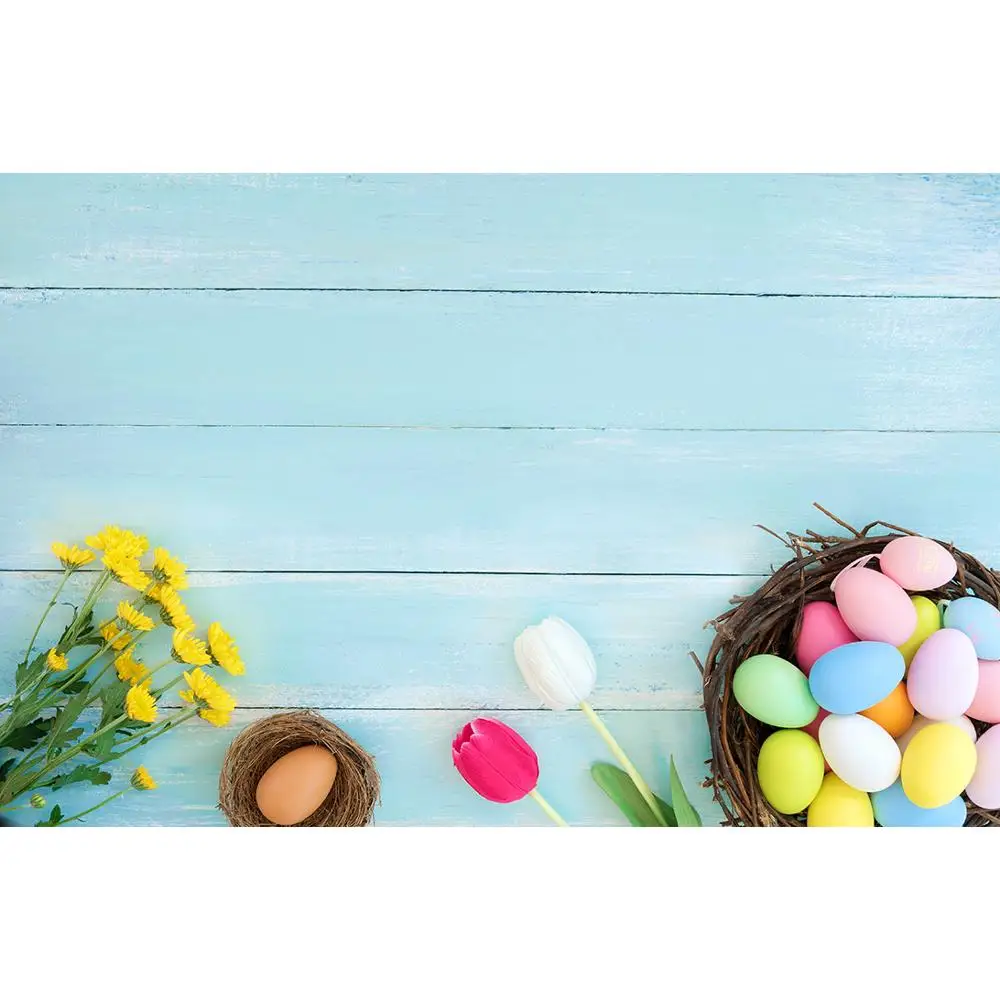 

Vinyl Custom Photography Backdrops Prop scenery+ Flower and Wooden Planks Theme Photography Background 200207FK-008