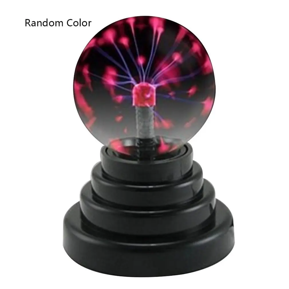 

2020 USB Plasma Ball Electrostatic Sphere Light Magic Crystal Lamp Ball Desktop Lightning Christmas Party Touch Sensitive Lights