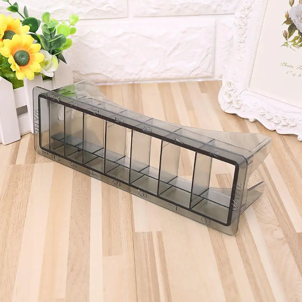 

Transparent Base Box Barber Hair Clipper Limited Combs Metal Clip Storage Box Hair Styling Tool Accessories