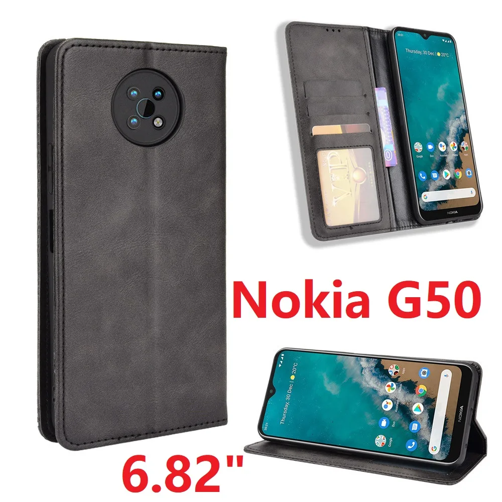 Чехол-книжка из искусственной кожи для Nokia G50 | Мобильные телефоны и аксессуары