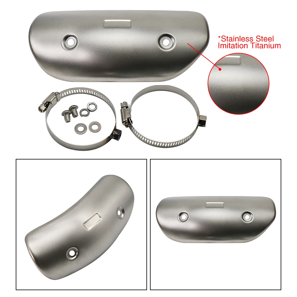 Защитная крышка из карбона для средней соединительной трубы универсального мотоцикла ZS Racing, размеры 191 х 86 мм.