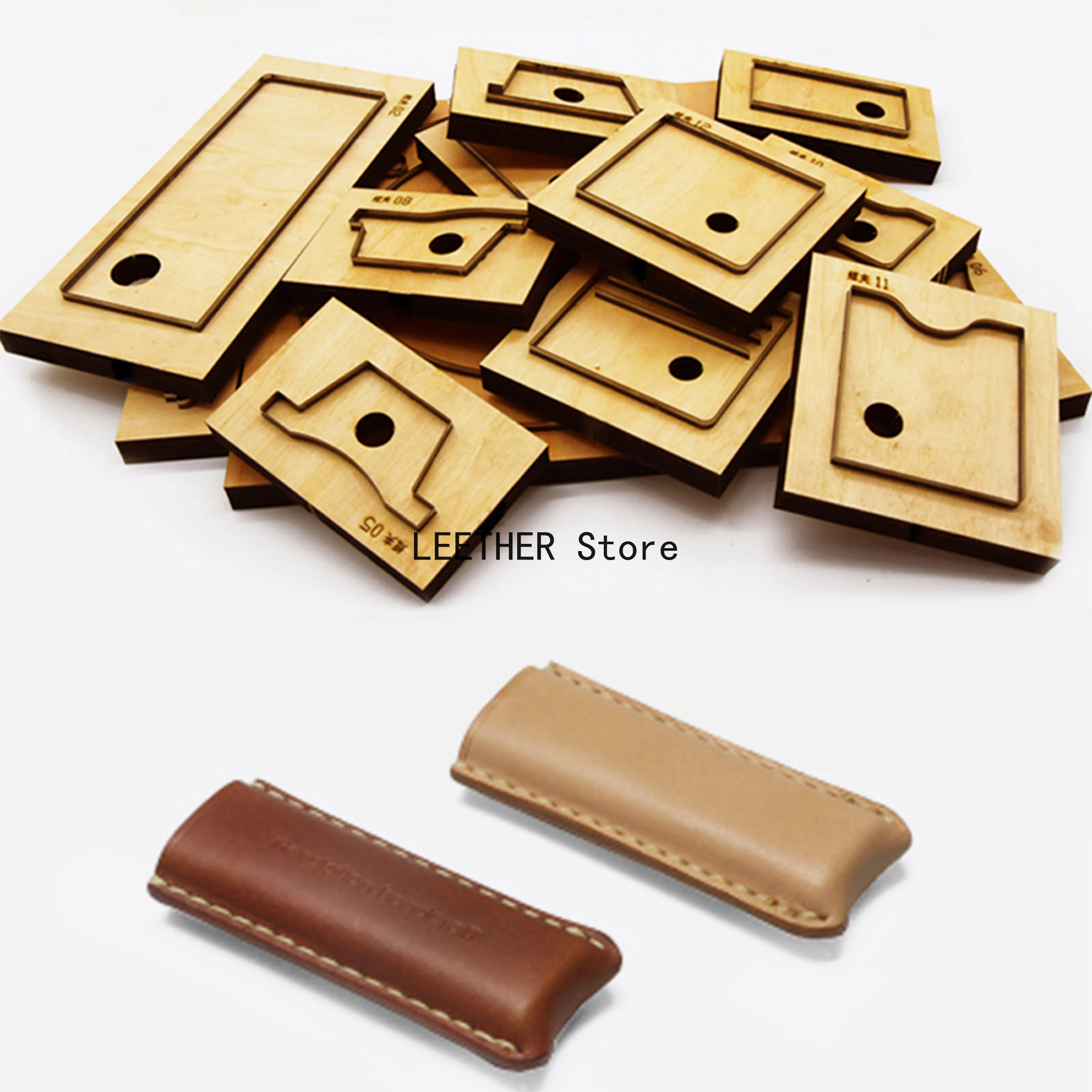 

Japan Steel Blade Rule Die Cut Punch Lighter sleeve Cutting Mold Wood Dies for Leather Cutter for tools