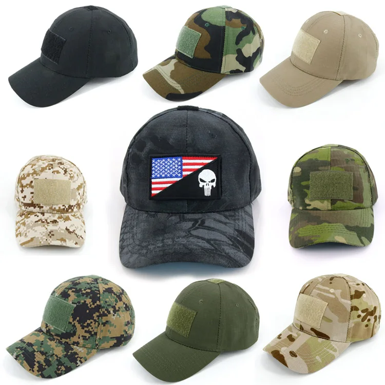 Тактическая Спортивная Кепка камуфляжная Бейсболка Шляпа Военная армейская
